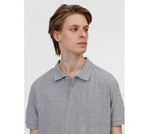 Рубашка поло унисекс Pacific, серый меланж