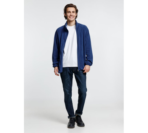 Куртка флисовая унисекс Fliska, темно-синяя