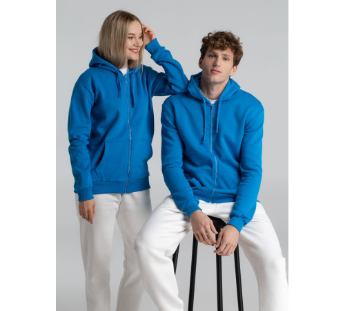Толстовка на молнии с капюшоном Siverga Heavy 2.0, бирюзовая