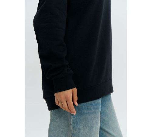 Свитшот оверсайз унисекс Omnifit, черный