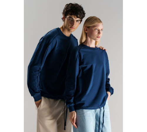 Свитшот унисекс Vozduh, темно-синий