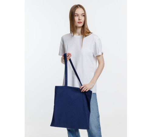 Холщовая сумка Optima 135, темно-синяя