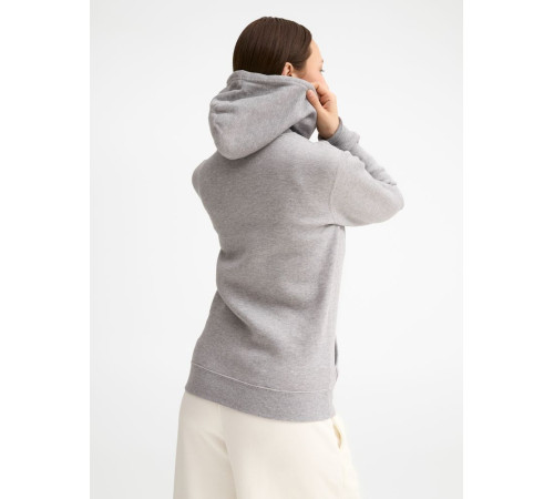 Толстовка женская на молнии с капюшоном Seven Women, серый меланж