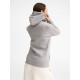Толстовка женская на молнии с капюшоном Seven Women, серый меланж