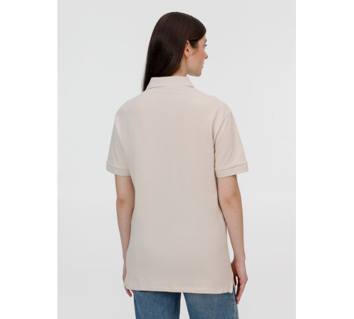 Рубашка поло унисекс Pacific, бежевая (льняная)