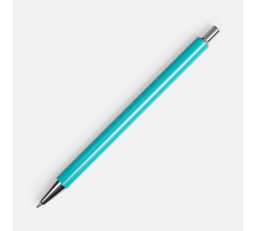 Ручка шариковая Slim Beam, бирюзовая