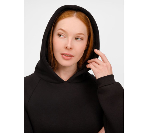 Худи унисекс оверсайз Easy Street, черное