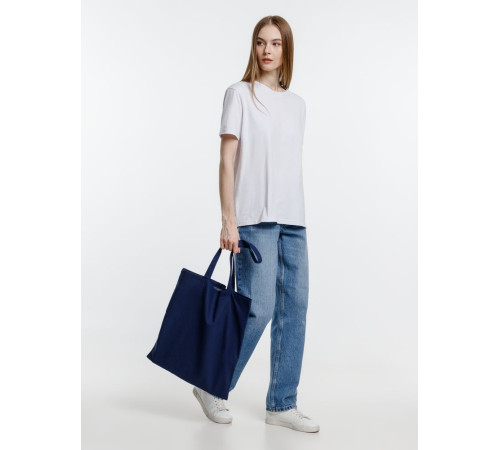 Холщовая сумка Optima 135, темно-синяя