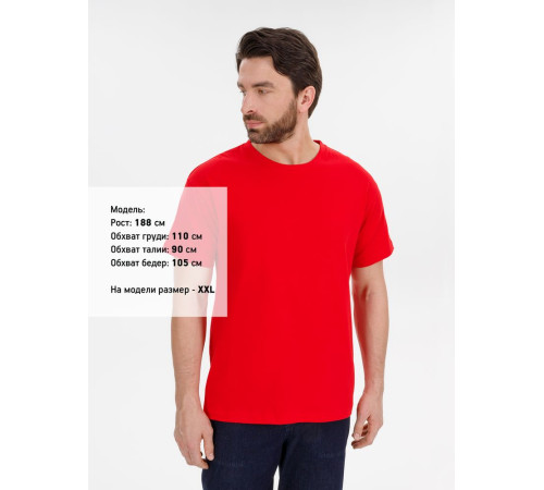 Футболка унисекс T-Bolka 180, красная