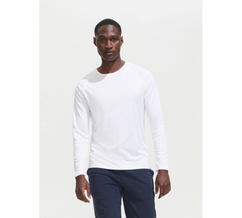 Футболка с длинным рукавом Sporty LSL Men, неоново-зеленая