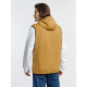 Жилет с капюшоном унисекс Gotland, горчичный