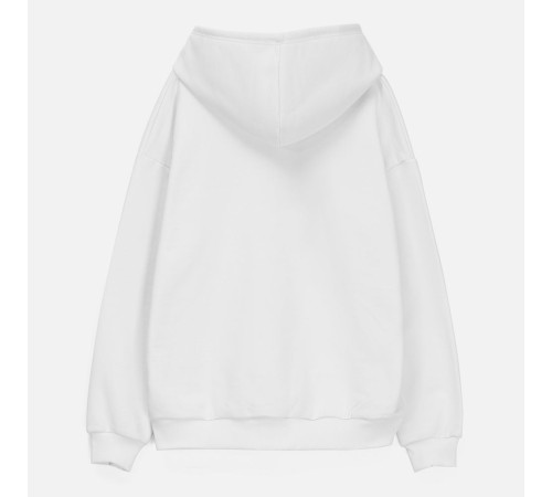 Толстовка унисекс оверсайз Sartoro, белая