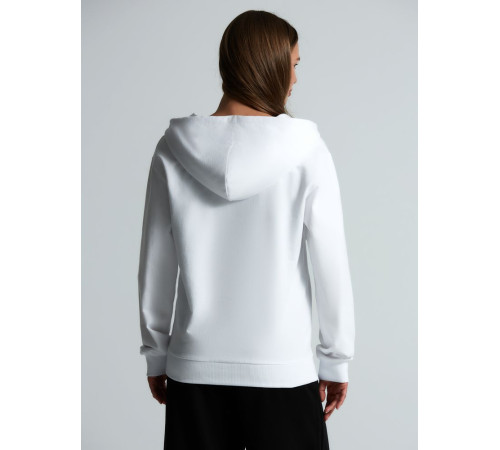 Толстовка на молнии с капюшоном Siverga 2.0, белая