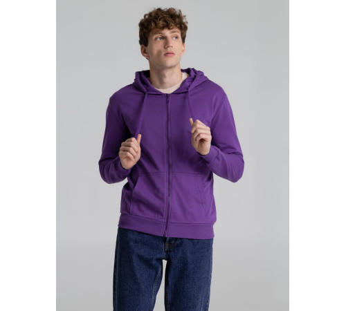 Толстовка на молнии с капюшоном Siverga 2.0, фиолетовая
