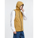 Жилет с капюшоном унисекс Gotland, горчичный