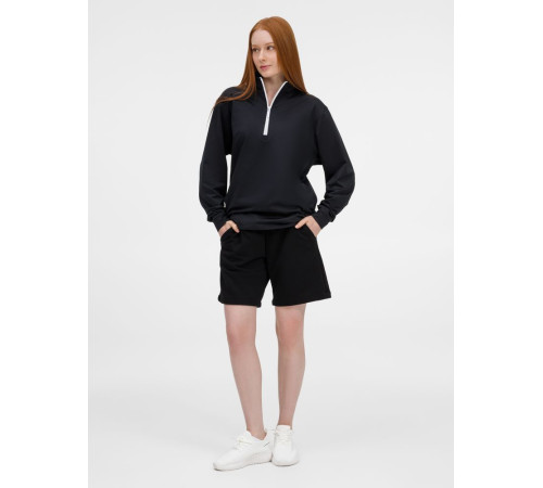 Свитшот на молнии Morfiss, черный