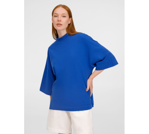 Футболка оверсайз унисекс T9, синяя