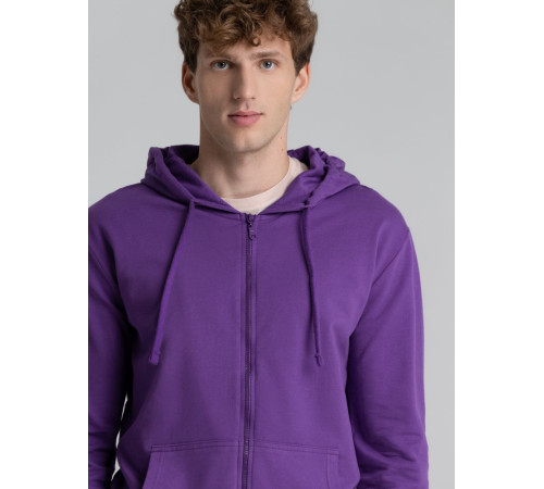 Толстовка на молнии с капюшоном Siverga 2.0, фиолетовая