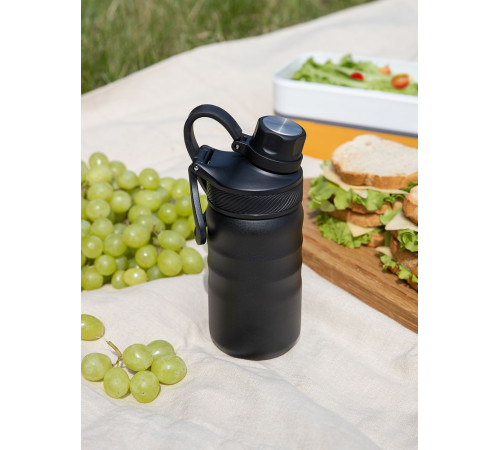 Термобутылка Fujisan 2.0 без логотипа, черная