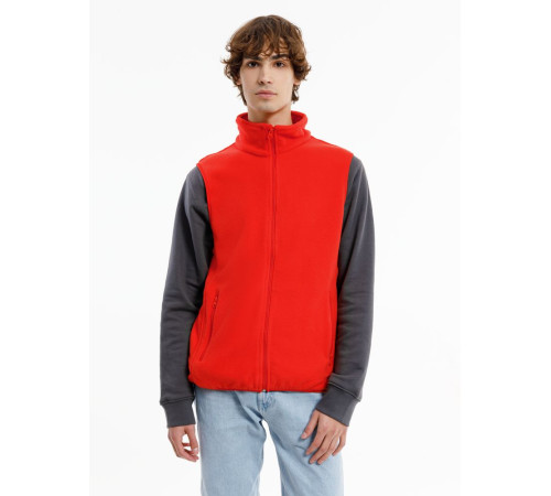 Жилет флисовый унисекс Nesse, красный