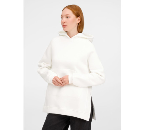 Худи унисекс оверсайз Easy Street, молочно-белое