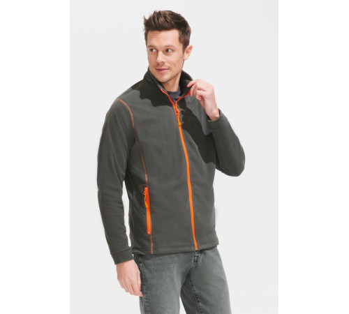 Куртка мужская Nova Men 200, черная с ярко-голубым