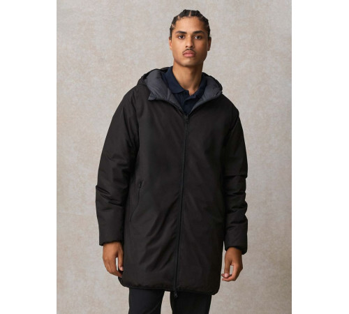 Куртка-парка унисекс Reverse, черная