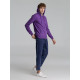 Толстовка на молнии с капюшоном Siverga 2.0, фиолетовая