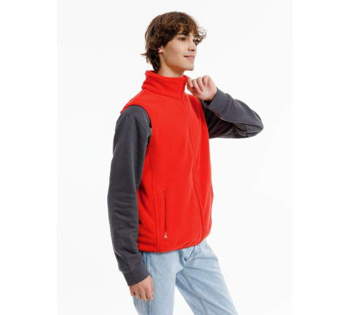 Жилет флисовый унисекс Nesse, красный