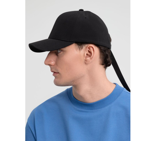 Бейсболка Kosmos, черная