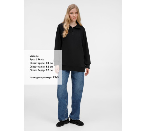 Толстовка унисекс S3, черная