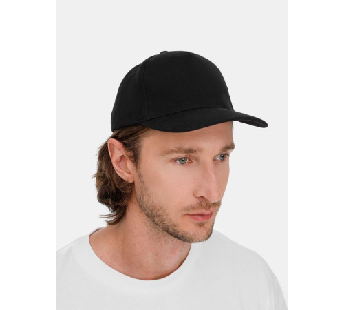 Бейсболка Long Beach, черная