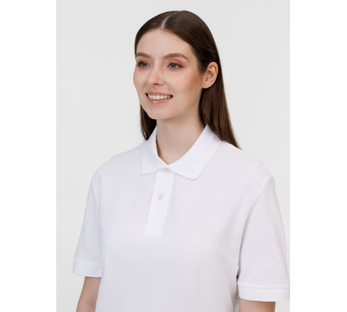 Рубашка поло унисекс Pacific, белая