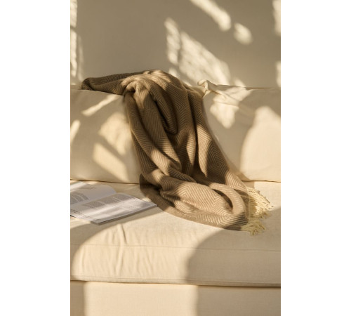 Плед «Тренто», бежевый