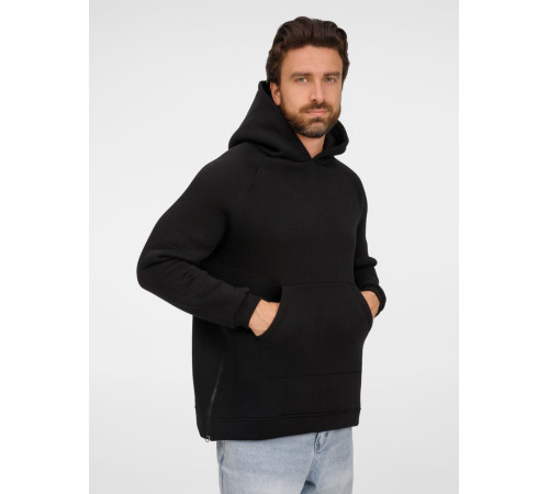 Худи унисекс оверсайз Easy Street, черное