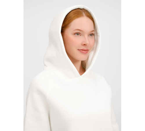 Худи унисекс оверсайз Easy Street, молочно-белое