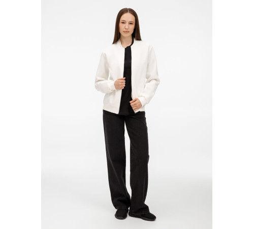 Бомбер унисекс Estado, молочно-белый