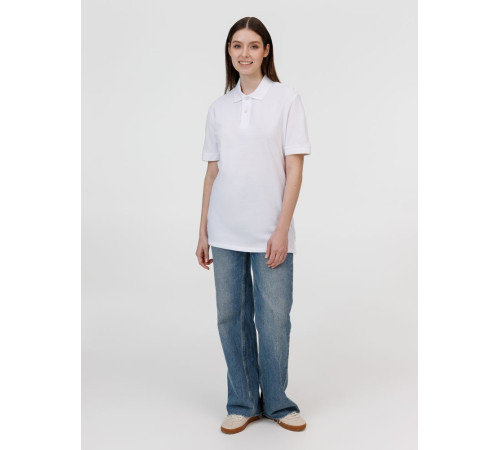 Рубашка поло унисекс Pacific, белая