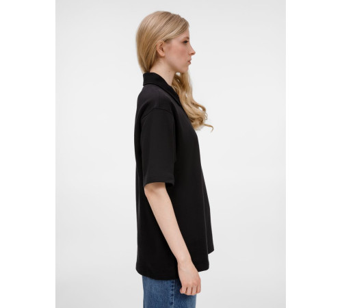 Рубашка поло унисекс Tiimi, черная