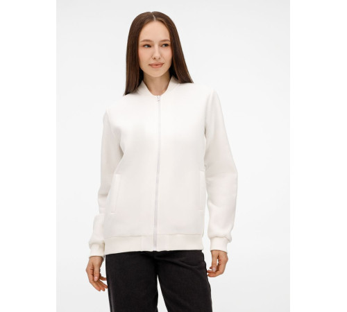Бомбер унисекс Estado, молочно-белый