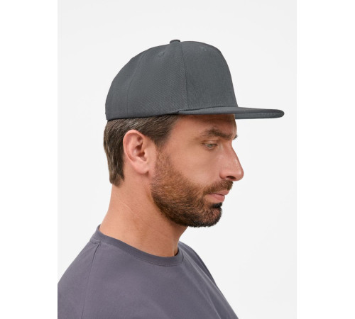 Бейсболка Epicore с прямым козырьком, серая