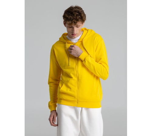 Толстовка на молнии с капюшоном Siverga 2.0, желтая