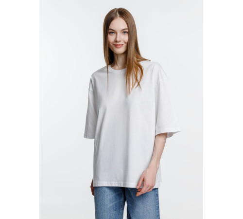 Футболка оверсайз унисекс Base Space, белая