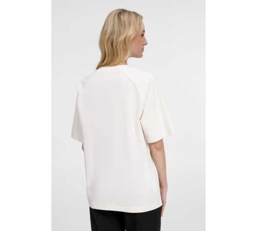 Футболка оверсайз унисекс Avenu, молочно-белая