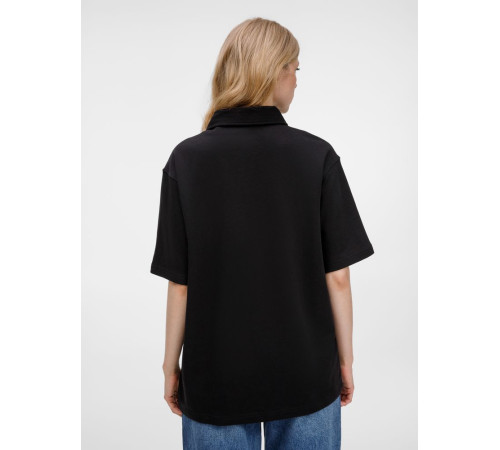 Рубашка поло унисекс Tiimi, черная