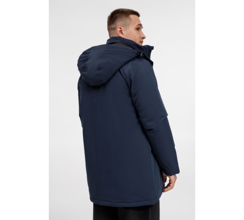 Куртка-парка унисекс Sfera, темно-синяя