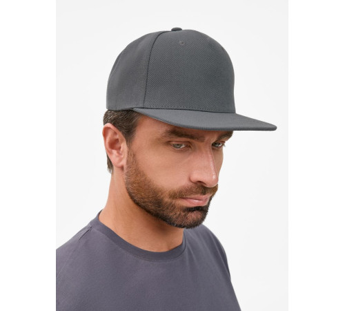 Бейсболка Epicore с прямым козырьком, серая
