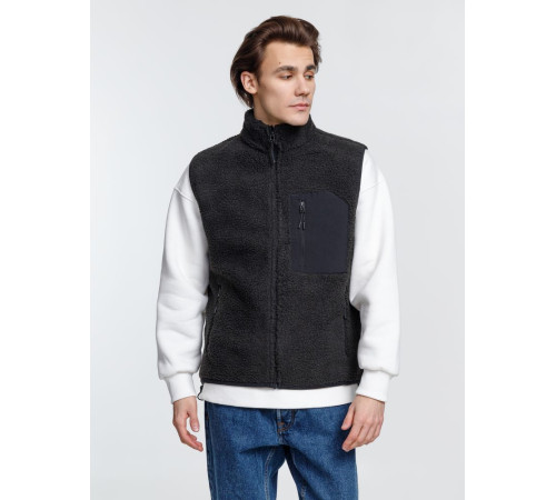 Жилет унисекс Fury BW, темно-серый (графит)