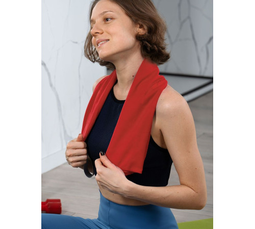 Спортивное полотенце Vigo Small, красное