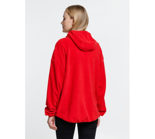 Анорак флисовый унисекс Fliska, красный